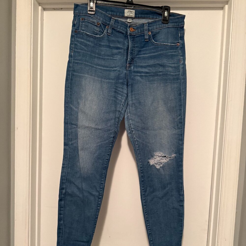 Jcrew Distressed Skinny Jeans